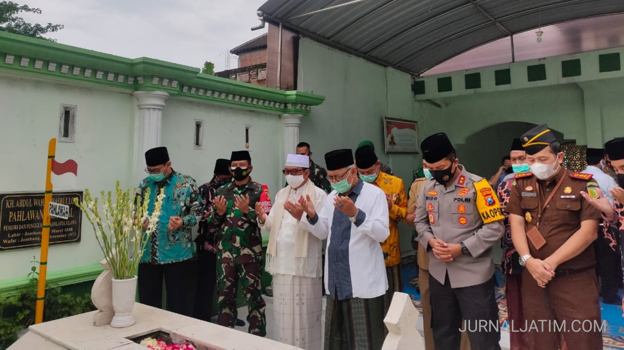Kapolda Bersama Pangdam ke Jombang Silaturahmi Minta Restu Pimpin Jatim